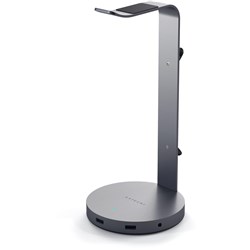 Satechi Aluminium USB Headphone Stand Hub (Space Grey)
