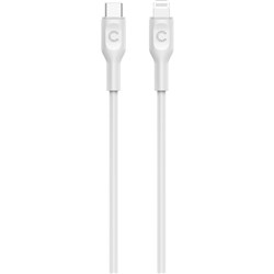 Cygnett Charge & Connect Lightning to USB-C Cable 2.2m (White)
