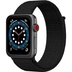 3sixT Nylon Weave Band for Apple Watch [38/40mm] (Black)