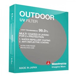 Manfrotto 77mm Outdoor UV 8 Layer Water Repellent Filter