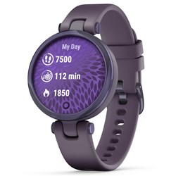 Garmin Lily Sport Smart Watch (Midnight Orchid/Deep Orchid)