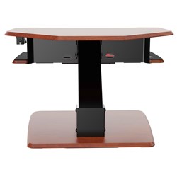 Eureka Ergonomic Height Adjustable Gaming  Sit Stand Desk 28'' (Chocolate)