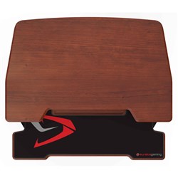 Eureka Ergonomic Height Adjustable Gaming  Sit Stand Desk 31'' (Chocolate)