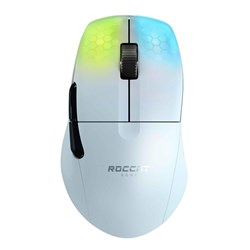 ROCCAT Kone PRO AIR Ergonomic Performance Wireless Gaming Mouse with RGB Lighting (White)