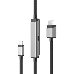 ALOGIC Ultra USB-C to HDMI Cable with 100W Pass Through Charging (1M)