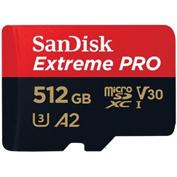 SanDisk Extreme Pro microSDXC 512GB Memory Card