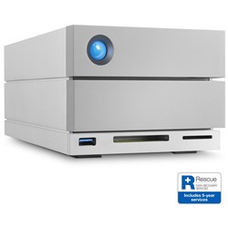 LaCie 2big Dock Thunderbolt 3 32TB Dual-Disk Hardware Raid Desktop Storage