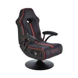 X Rocker GP Torque 2.1 Black with Red Stripe Gaming Chair