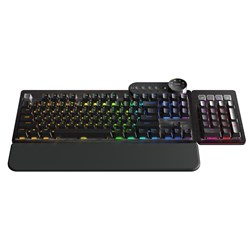 MOUNTAIN Everest Max Modular Mechanical Gaming Keyboard (MX Red) Black