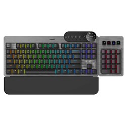 MOUNTAIN Everest Max Modular Mechanical Gaming Keyboard (MX Red) Grey