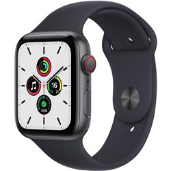 Apple Watch SE 44mm Space Grey Aluminium Case with Sport Band GPS   Cellular