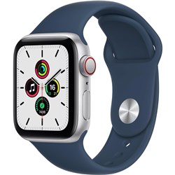 Apple Watch SE 40mm Silver Aluminium Case with Sport Band GPS   Cellular