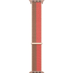Apple Watch 45mm Pink Pomelo/Tan Sport Loop