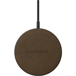 Journey MagSafe Compatible Wireless Charger for iPhone (Dark Brown)