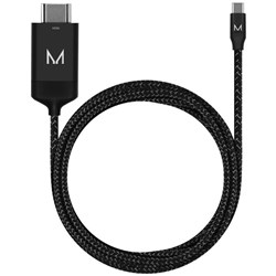 Moyork Cord  1m UBS-C to HDMI Nylon Cable (Black)
