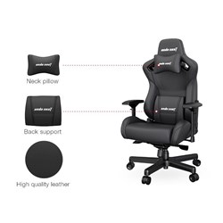 Anda Seat Lumbar Pillow XL Kiaser (Black)