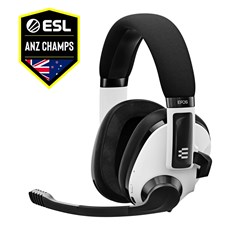 EPOS H3 Hybrid Closed Acoustic Gaming Headset with Bluetooth Ghost White