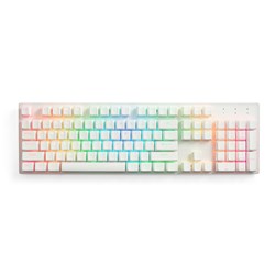 GTEK Cyborg 104 Key Wired Gaming Keyboard (White)