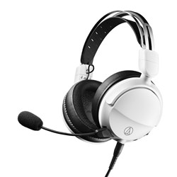 Audio-Technica ATH-GL3 Closed Back High Fidelity Gaming Headset White