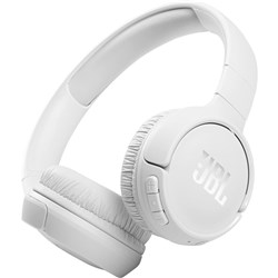 JBL Tune 510BT On-Ear Wireless Headphones (White)