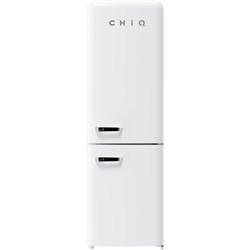 ChiQ CRBM227NW 231L Retro Bottom Mount Fridge (White)