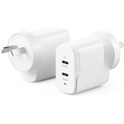 ALOGIC Rapid Power 40W Dual Port USB-C Wall Charger