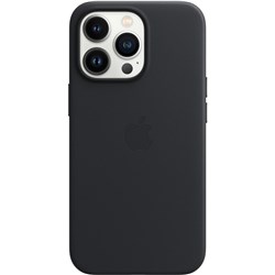 Apple Leather Case with MagSafe for iPhone 13 Pro (Midnight)