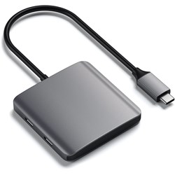 Satechi Aluminium 4 Port USB-C Hub (Space Grey)