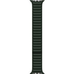 Apple Watch 45mm Sequoia Green Leather Link (S/M)
