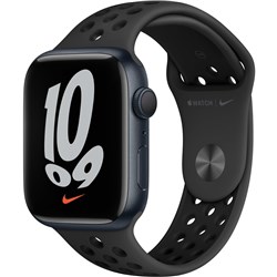 Apple Watch Nike Series 7 45mm Midnight Aluminium Case GPS