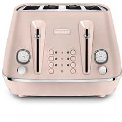 DeLonghi Distinta Perla 4 Slice Toaster (Rose)