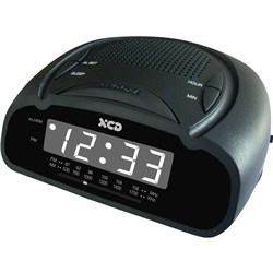 XCD AM/FM Clock Radio