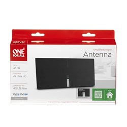 One For All Amplified 45dB HD Indoor Antenna