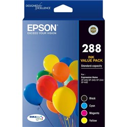 Epson 288 DURABrite Ultra Standard Capacity Ink Cartridge (Value Pack)