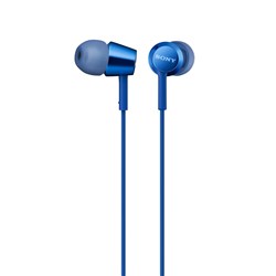 Sony MDR-EX155AP In-Ear Headphones (Blue)