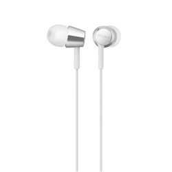 Sony MDR-EX155AP In-Ear Headphones (White)