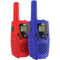 XCD UHF CB Handheld Radio 2 Pack (Red & Blue)