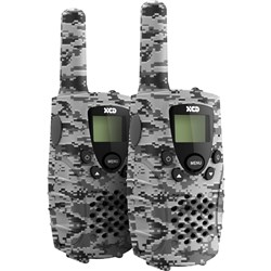 XCD UHF CB Handheld Radio 2 Pack (Grey Camouflage)