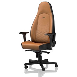 Noblechairs ICON Gaming Chair - Real Leather (Cognac/Black)