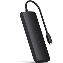 Satechi USB-C Hybrid Multiport Adapter with SSD Enclosure (Black)