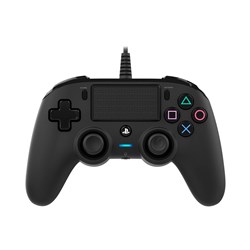 Nacon Wired Compact Controller for PlayStation 4 - Black