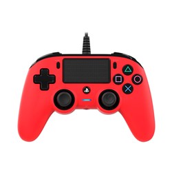 Nacon Wired Compact Controller for PlayStation 4 - Red