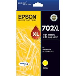 Epson 702XL DURABrite Ultra High Capacity Ink Cartridge (Yellow)