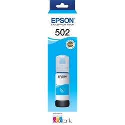 Epson T502 EcoTank Ink Bottle (Cyan)