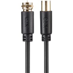XCD Essentials F to Pal Male Coaxial Cable 2M
