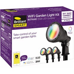 Brilliant Smart Botanic Garden RGB Light Kit (4 Pack)