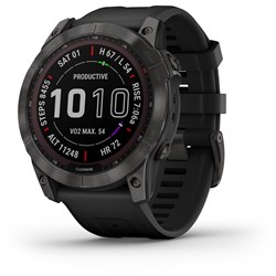 Garmin Fenix 7X Sapphire Solar Sports Watch (Carbon Grey/Black)