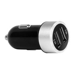 XCD Essentials 4.8A Dual Car Charger (Black)