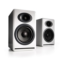 Audioengine P4 Passive Bookshelf Speakers (Hi-Gloss White)