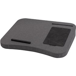 Out of Office Fabric Laptop Lap Desk (Grey)